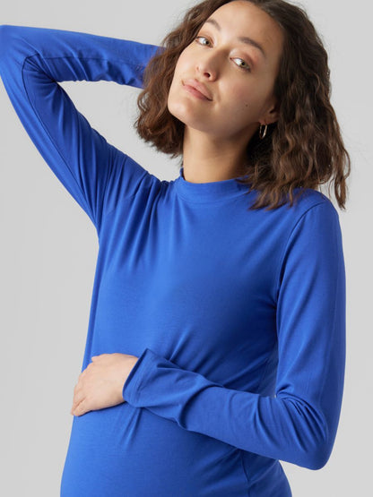 Mamalicious Midi Jurken Jurk Mia Dames Azuur