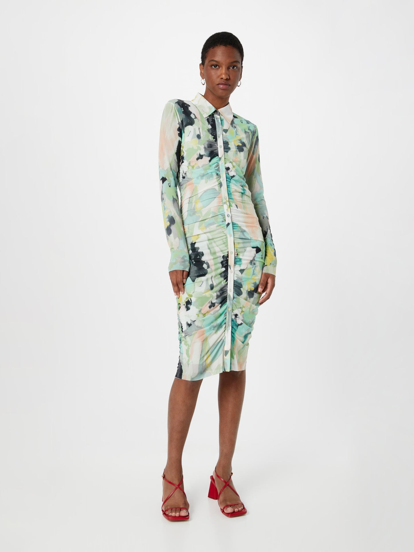 Patrizia Pepe Blousejurken Blousejurk ABITO Dames Gemengde Kleuren
