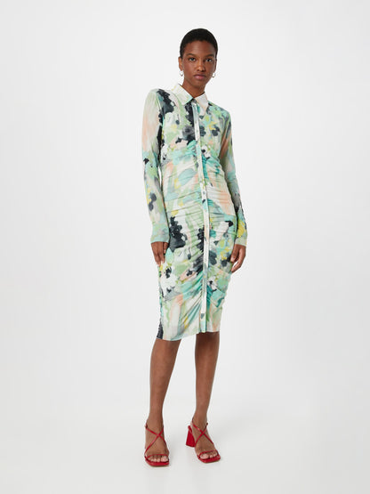 Patrizia Pepe Blousejurken Blousejurk ABITO Dames Gemengde Kleuren