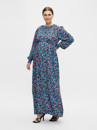 Mamalicious Maxi Jurken Jurk Geneva Dames Nachtblauw