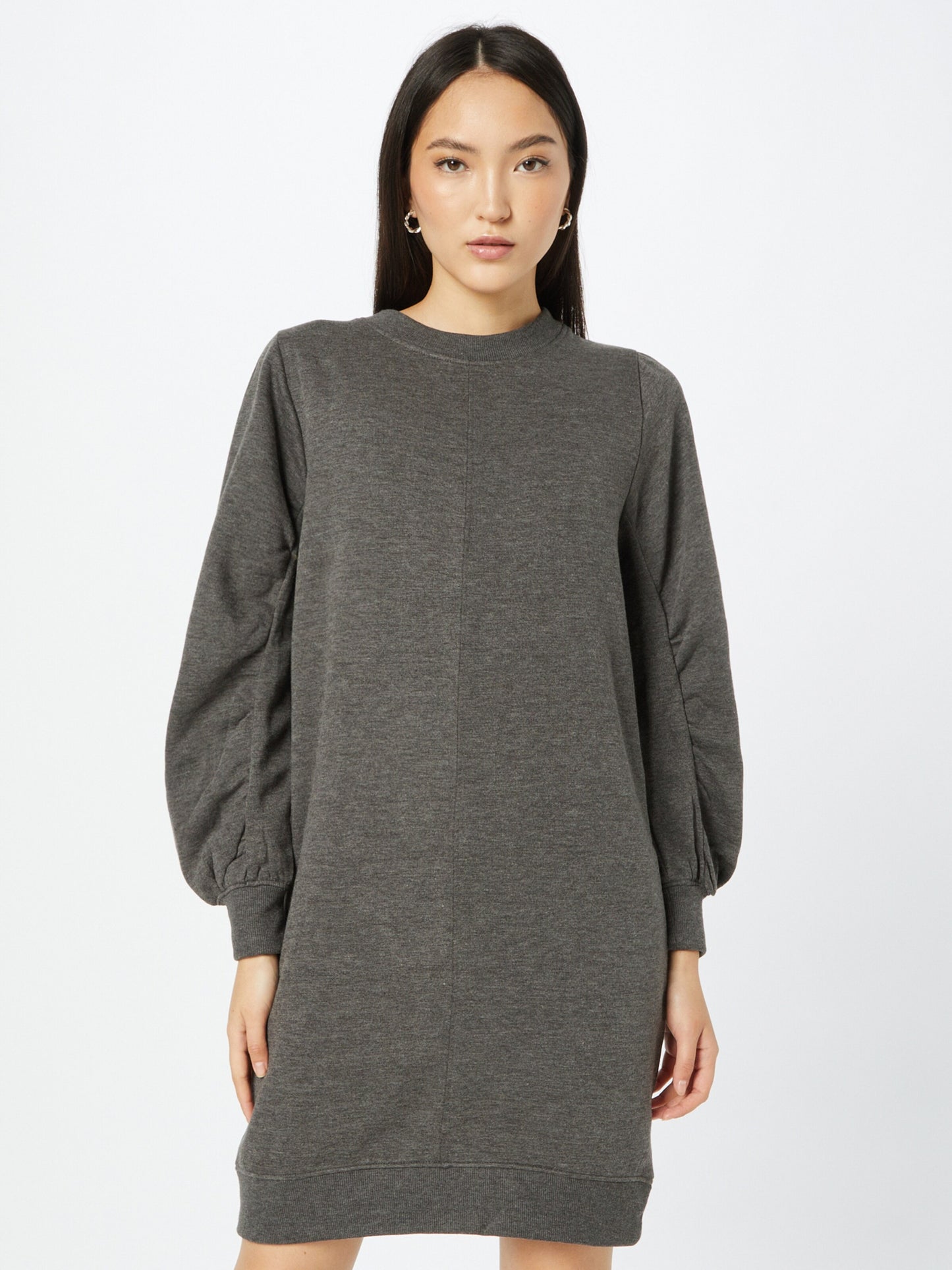 ICHI Mini Jurken Jurk Dames Donkergrijs