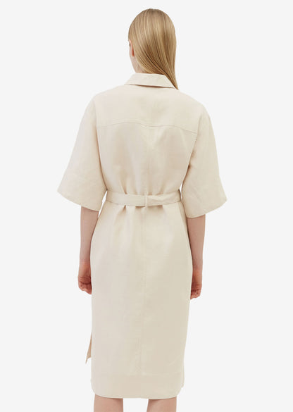 Marc O'Polo Blousejurken Blousejurk Dames Crème