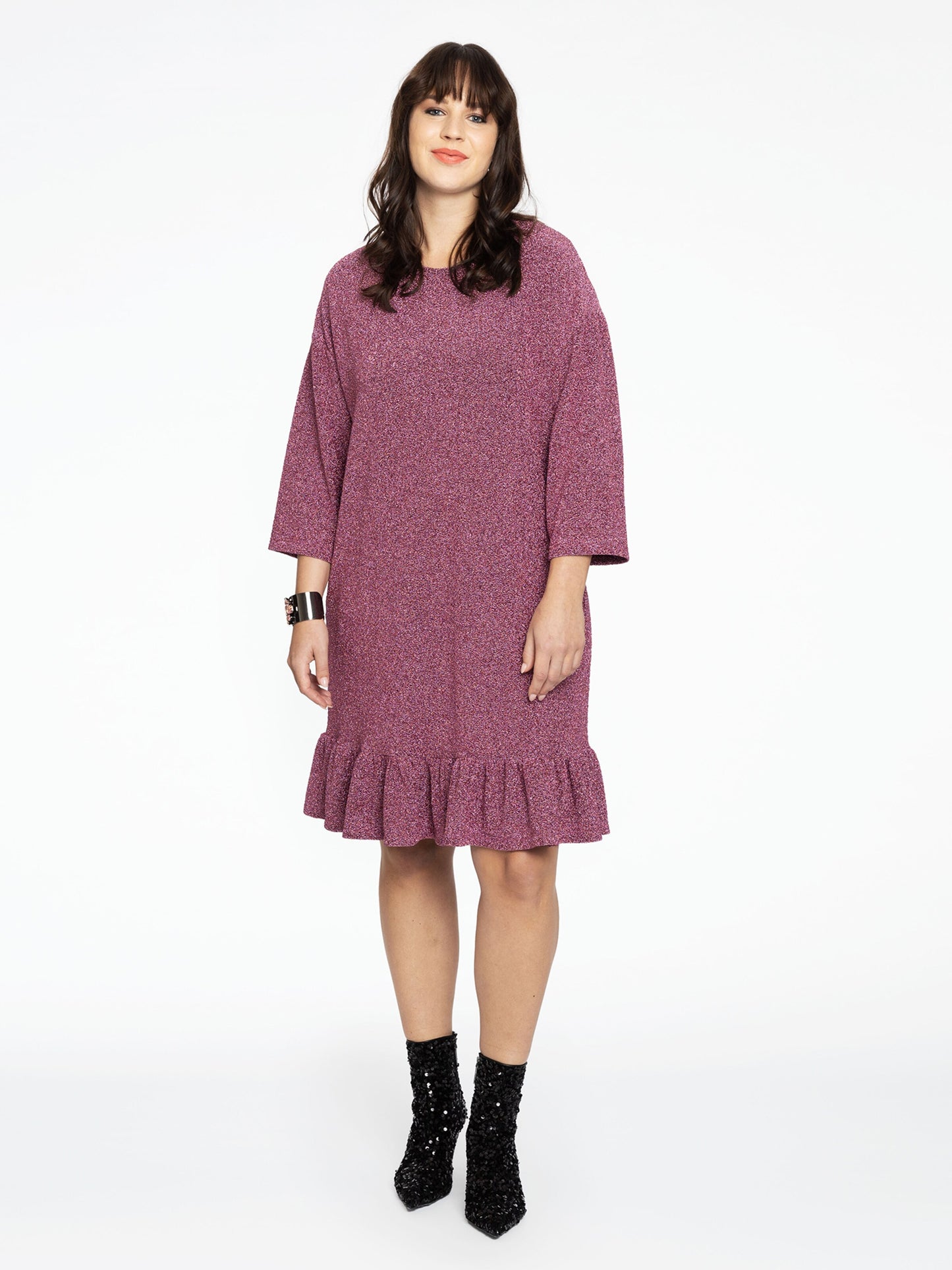  Mini Jurken Jurk SPARKLE Dames Pink / Donkerroze / Roze Gemêleerd