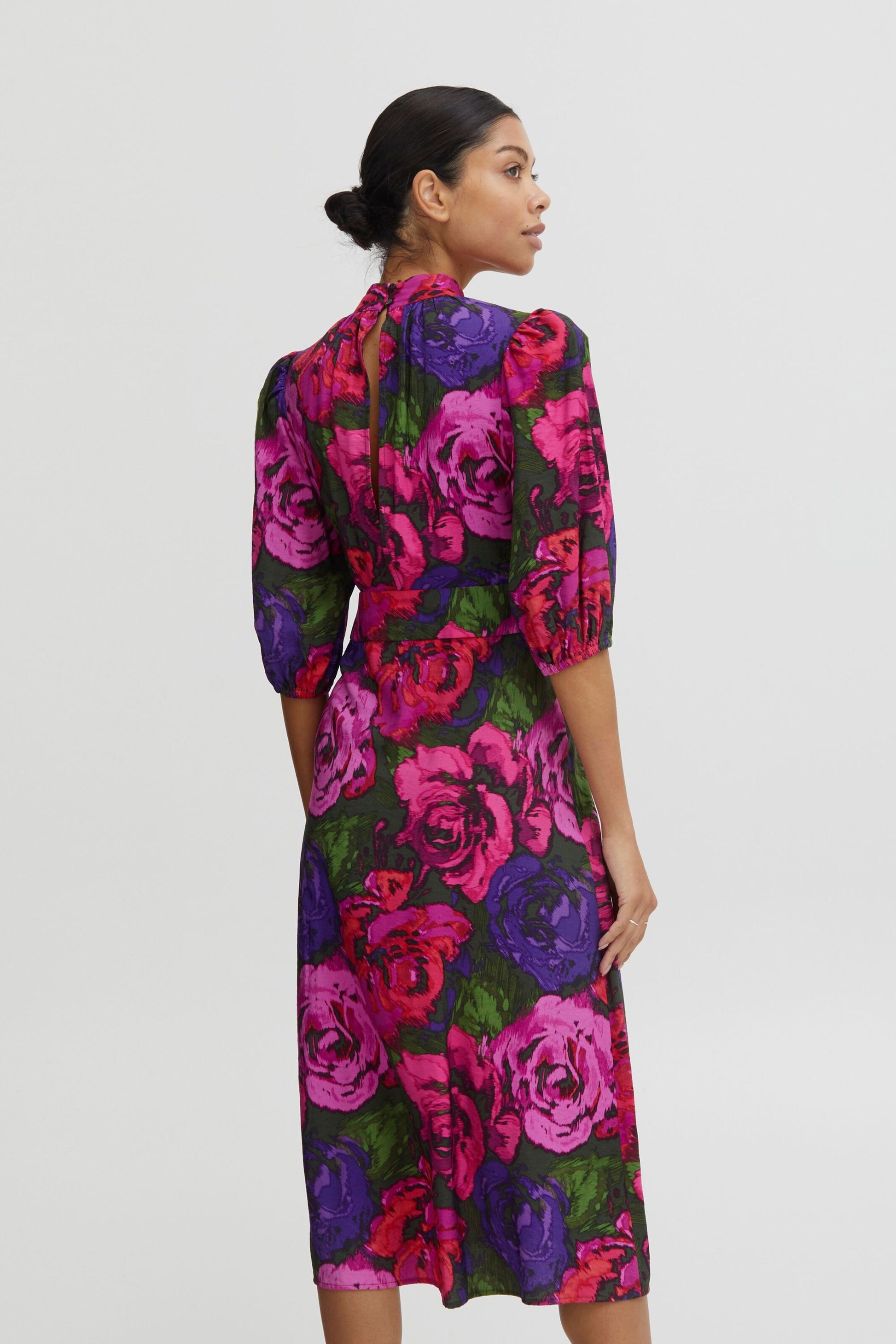B.young Maxi Jurken Jurk Ibine Dames Fuchsia