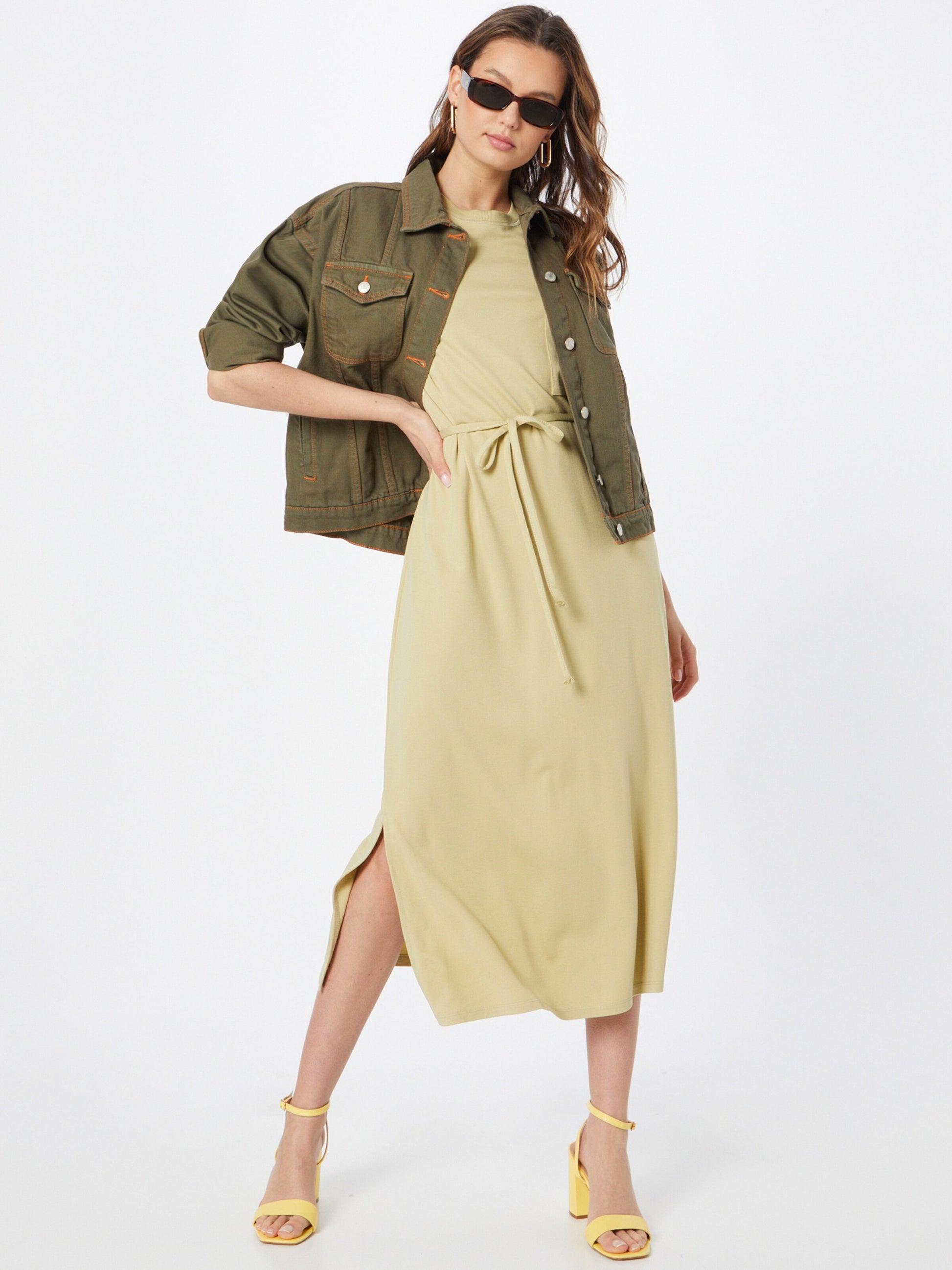 Tom Tailor Maxi Jurken Jurk Dames Riet