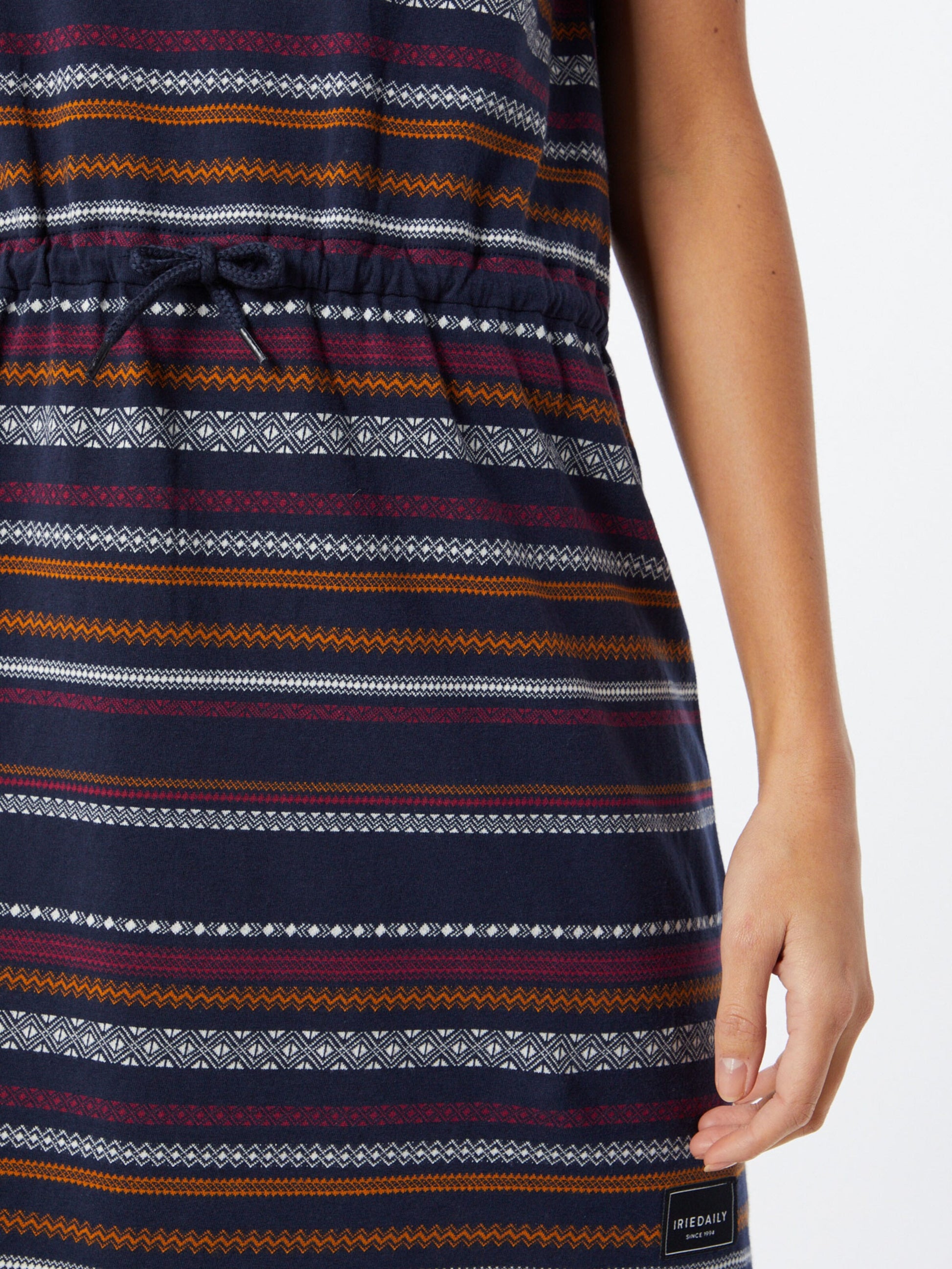 Iriedaily Zomerjurken Zomerjurk Caipini Dames Navy