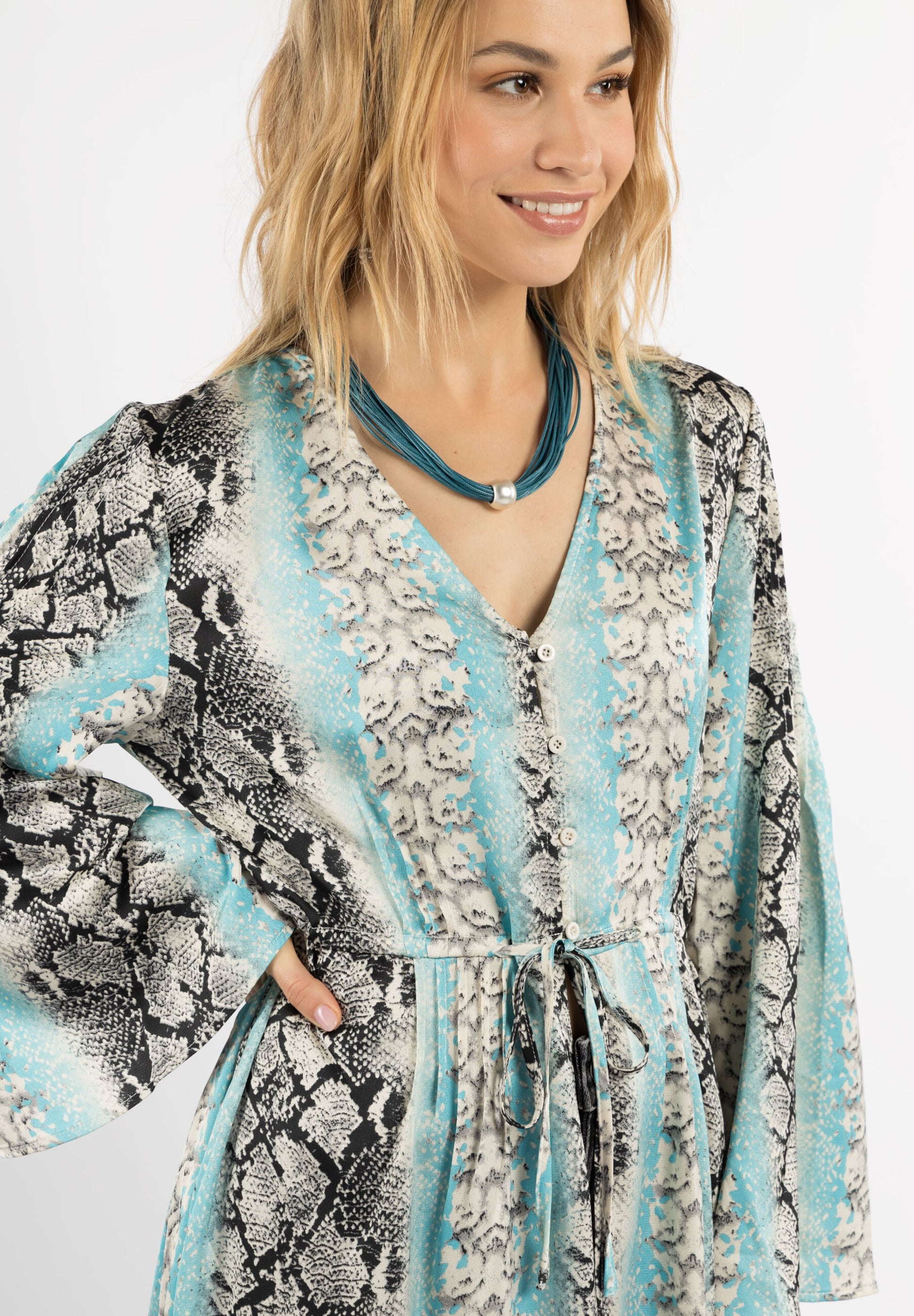 IZIA Strandjurkjes Strandjurk Dames Aqua