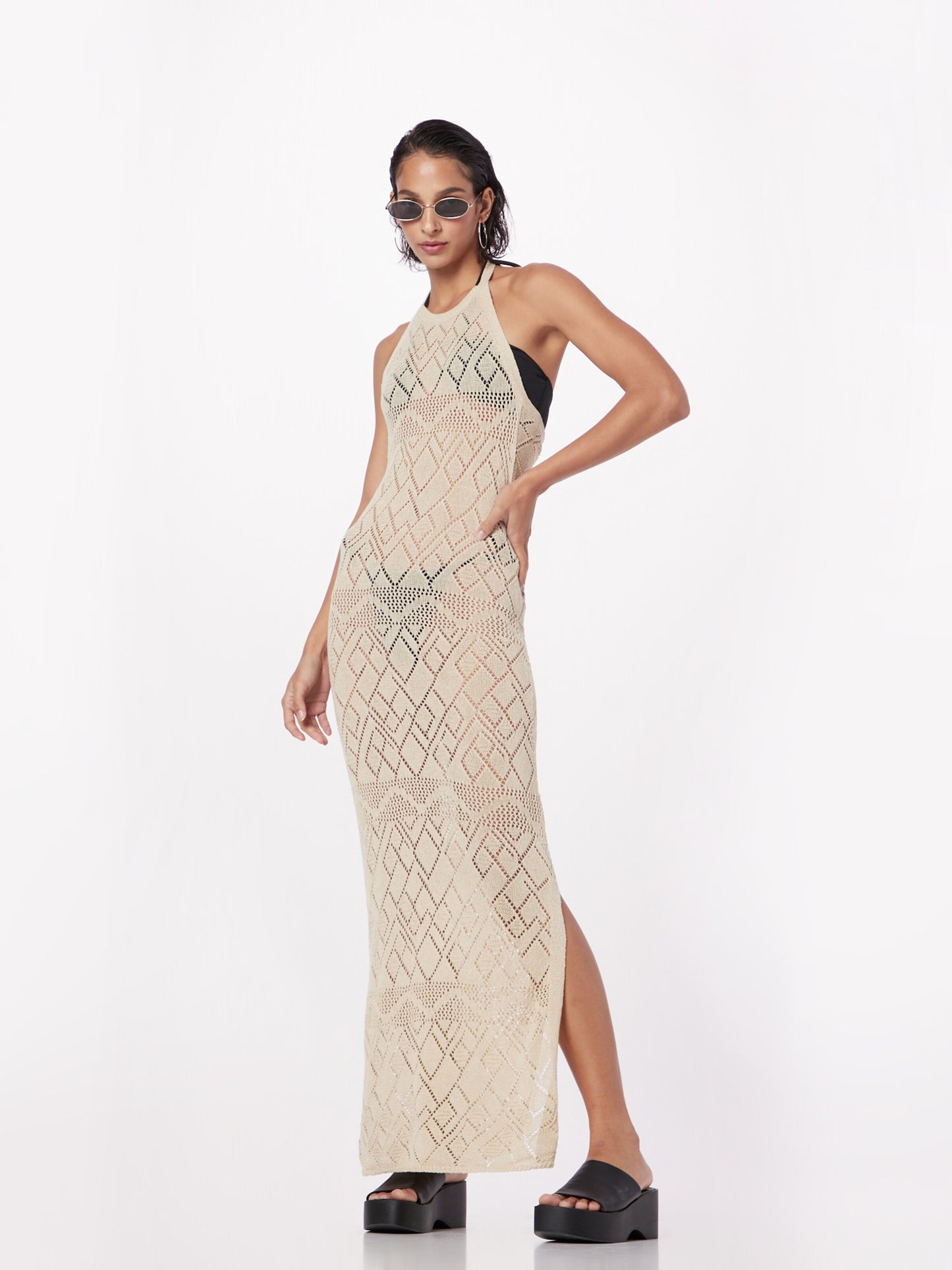 Gina Tricot Strandjurkjes Strandjurk Carmen Dames Crème