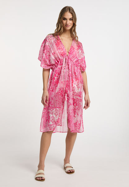 IZIA Strandjurkjes Strandjurk Dames Fuchsia
