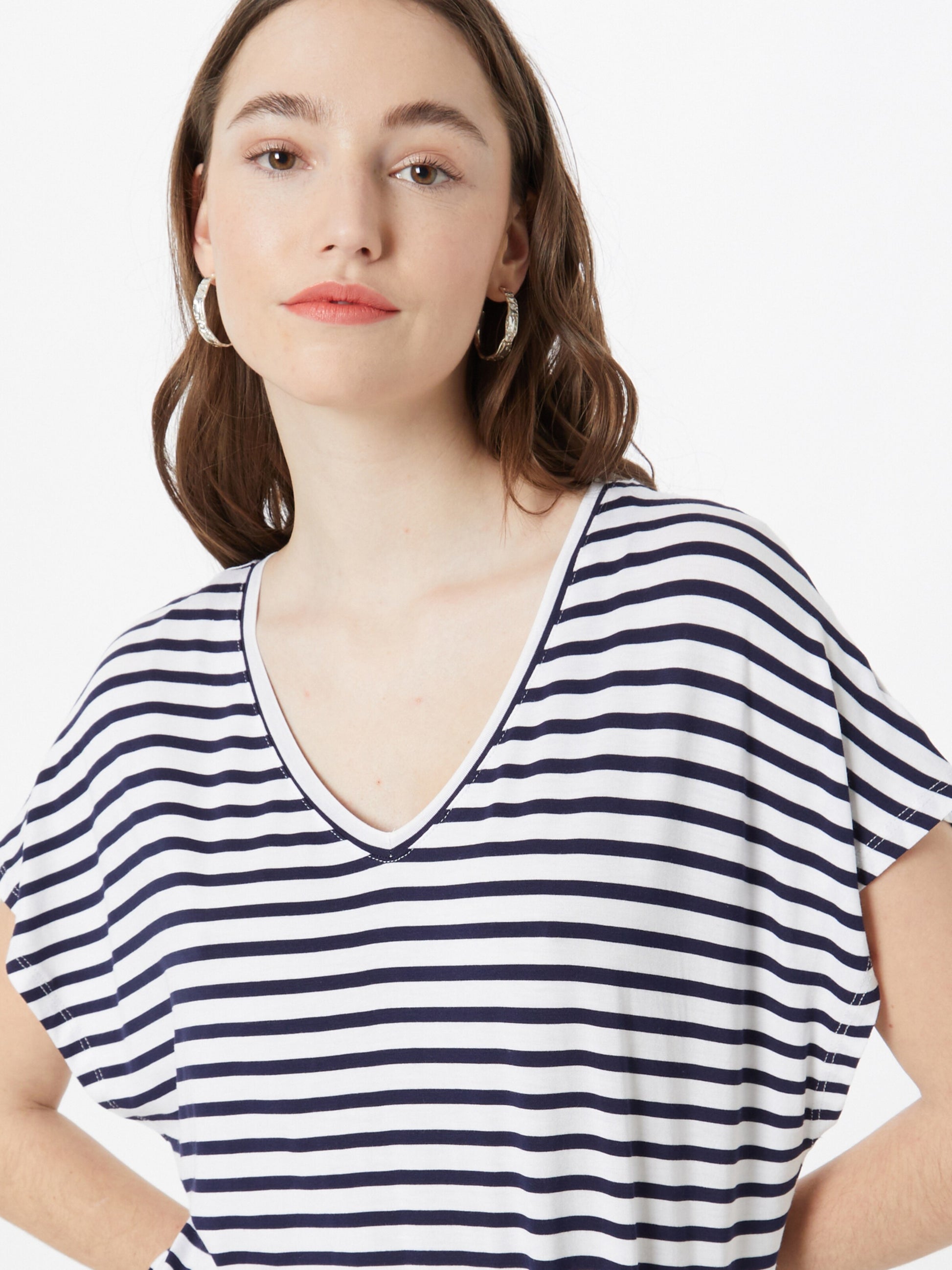 ESPRIT Strandjurkjes Strandjurk Dames Blauw / Wit