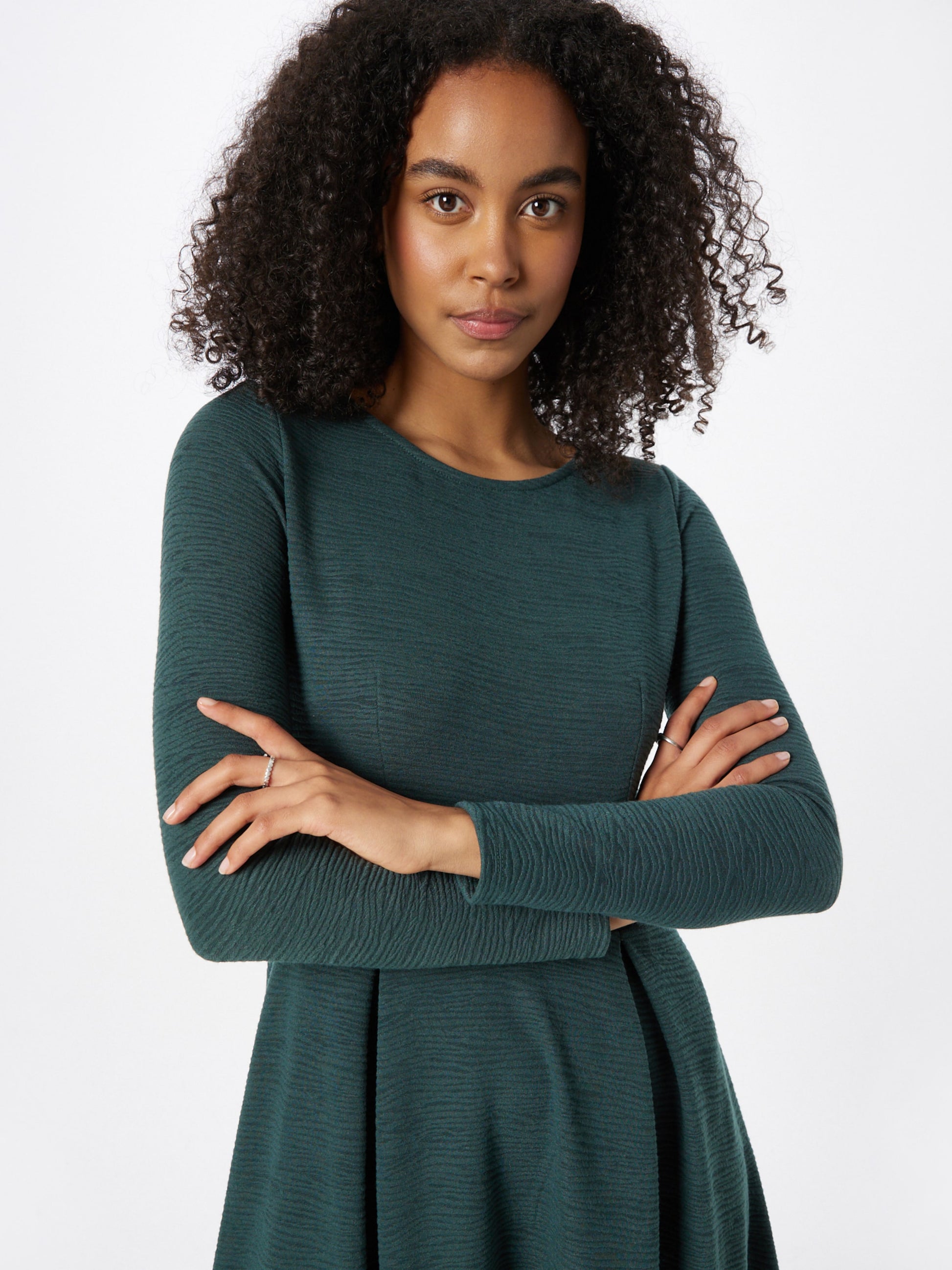 About You Mini Jurken Jurk Antonina Dames Donkergroen