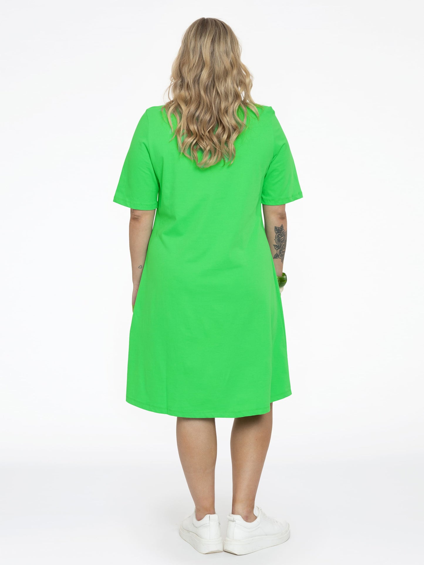  Blousejurken Blousejurk Dames Groen
