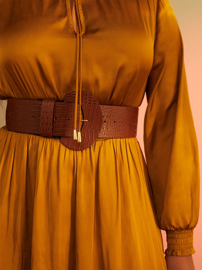  Maxi Jurken Jurk Rosie Dames Goudgeel
