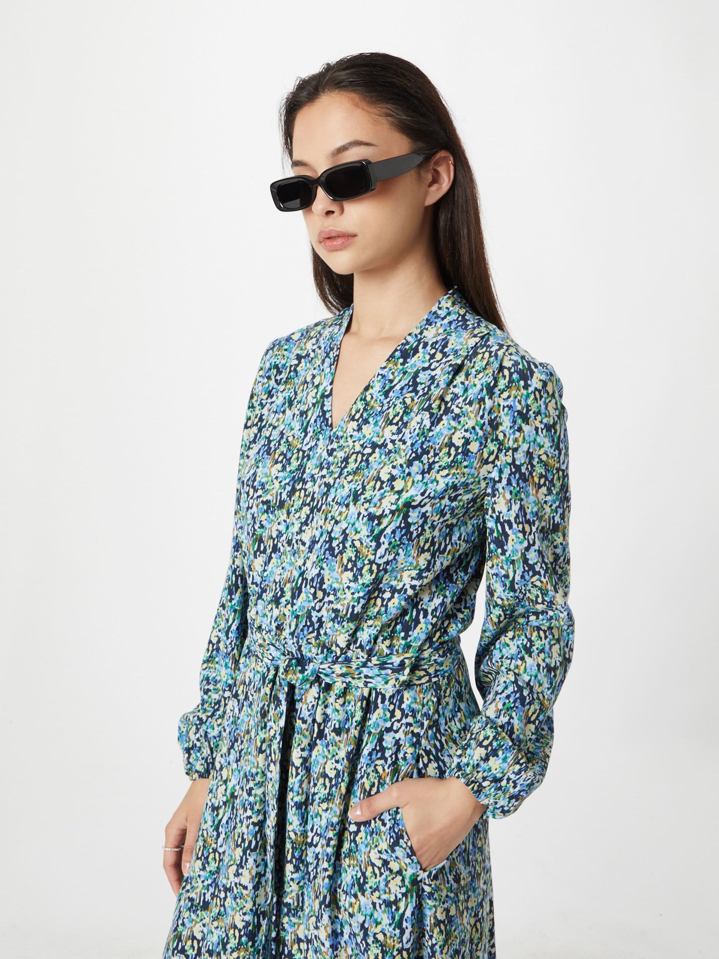 Gerry Weber Midi Jurken Jurk Dames Blauw / Marine