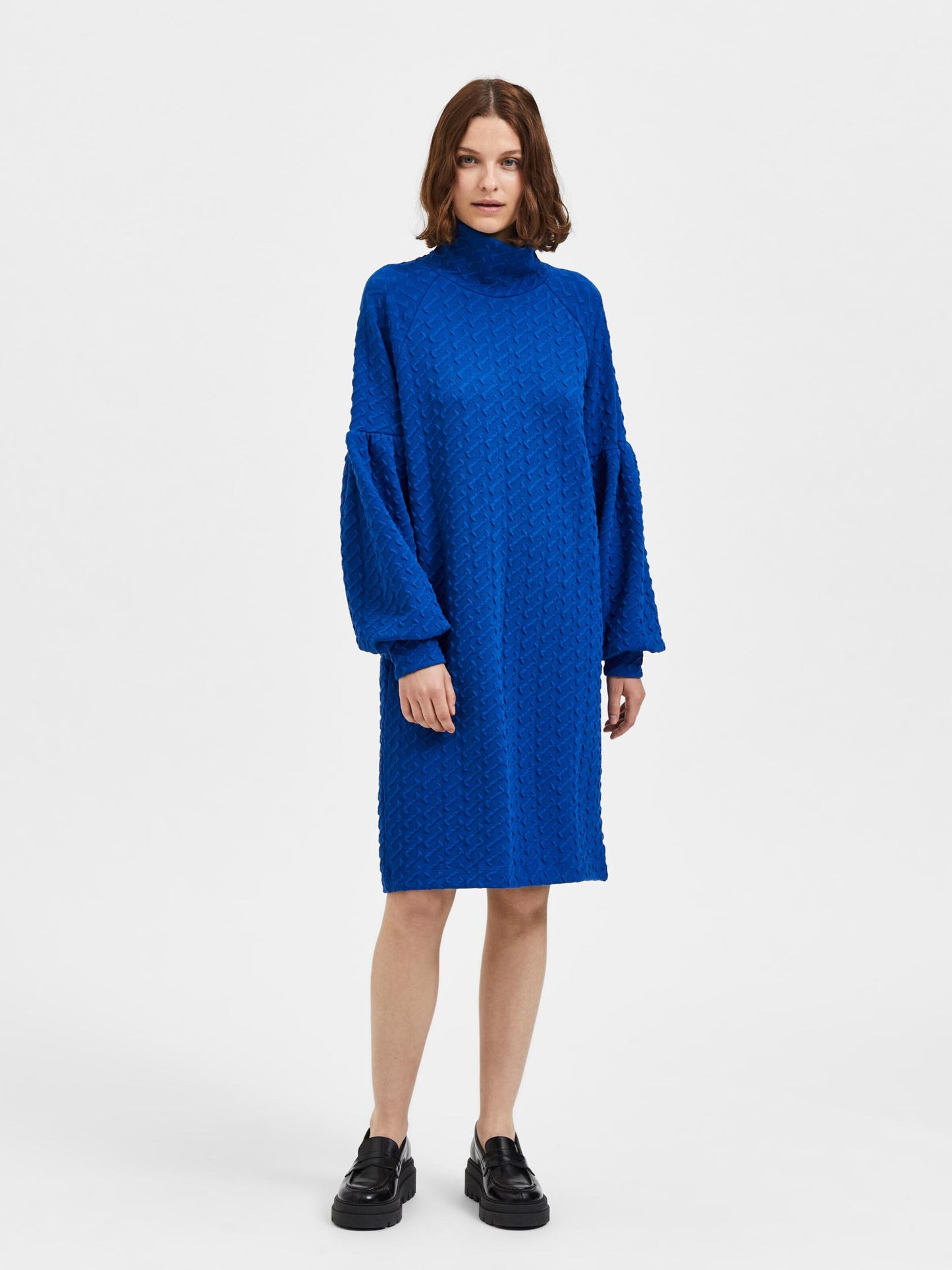 Selected Femme Mini Jurken Jurk Rose Dames Royal Blue/koningsblauw
