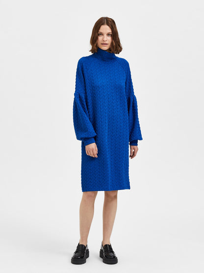 Selected Femme Mini Jurken Jurk Rose Dames Royal Blue/koningsblauw