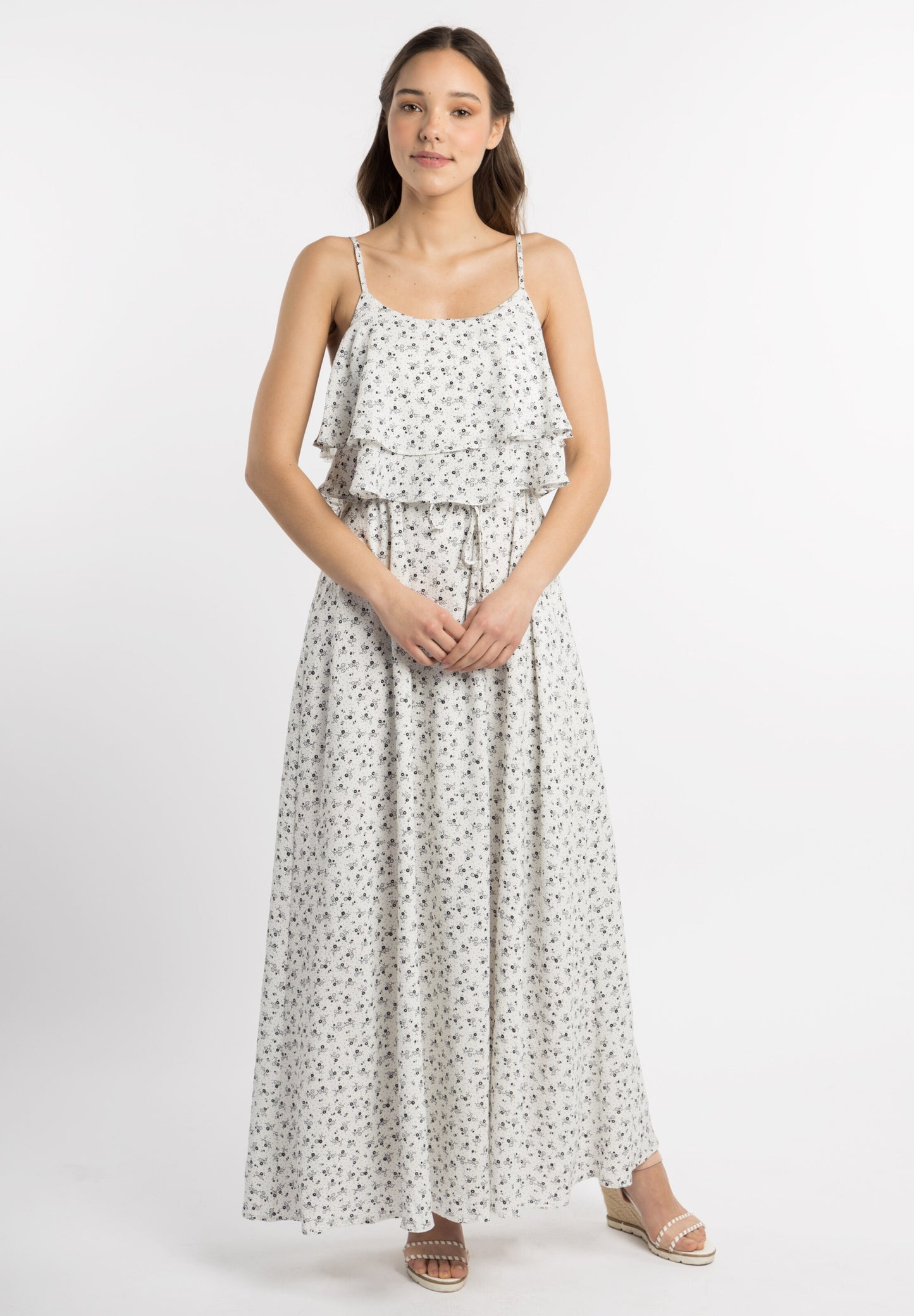 MyMO Zomerjurken Zomerjurk Dames Wolwit