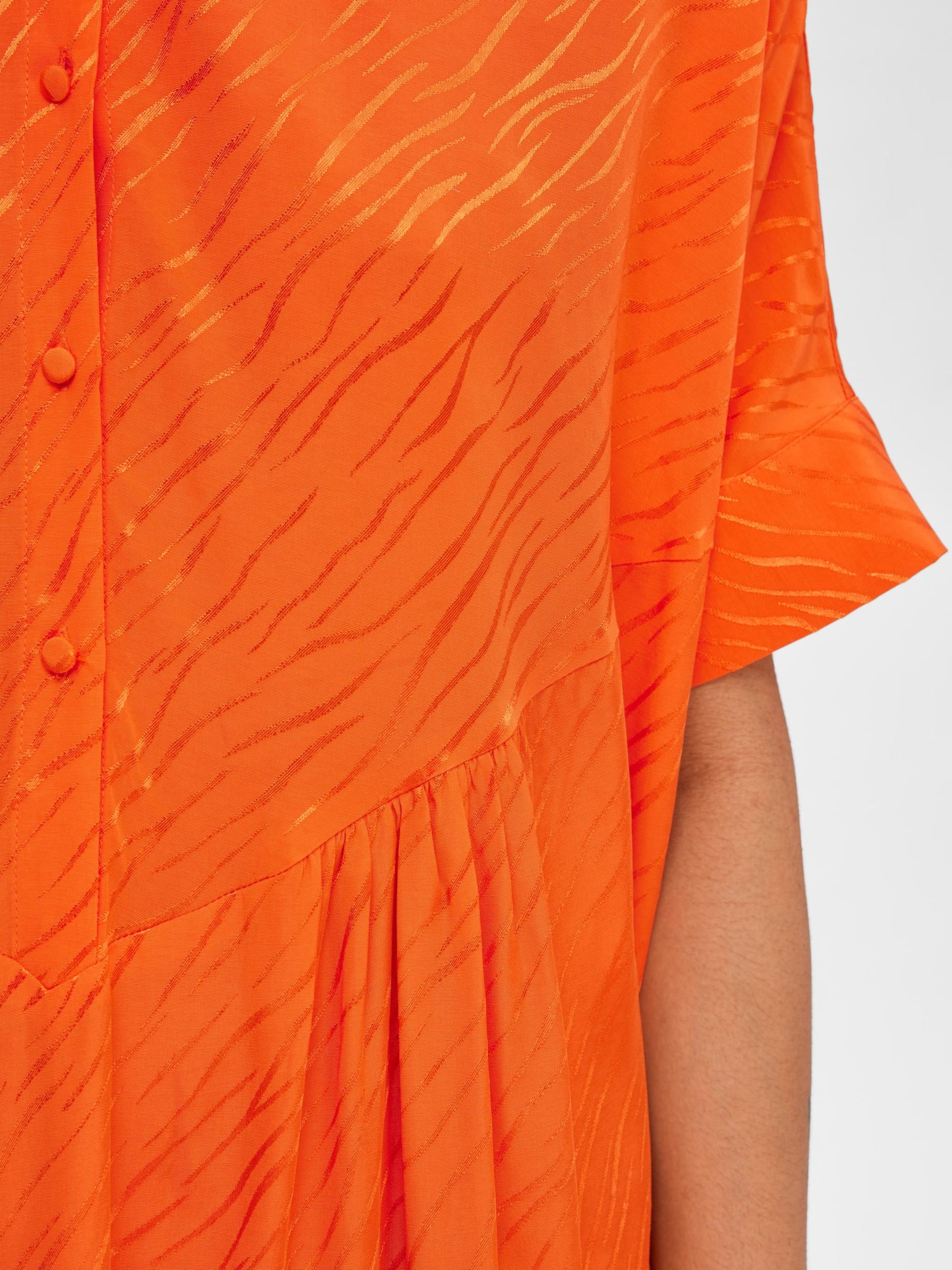  Blousejurken Blousejurk Abienne Dames Oranje / Donkeroranje