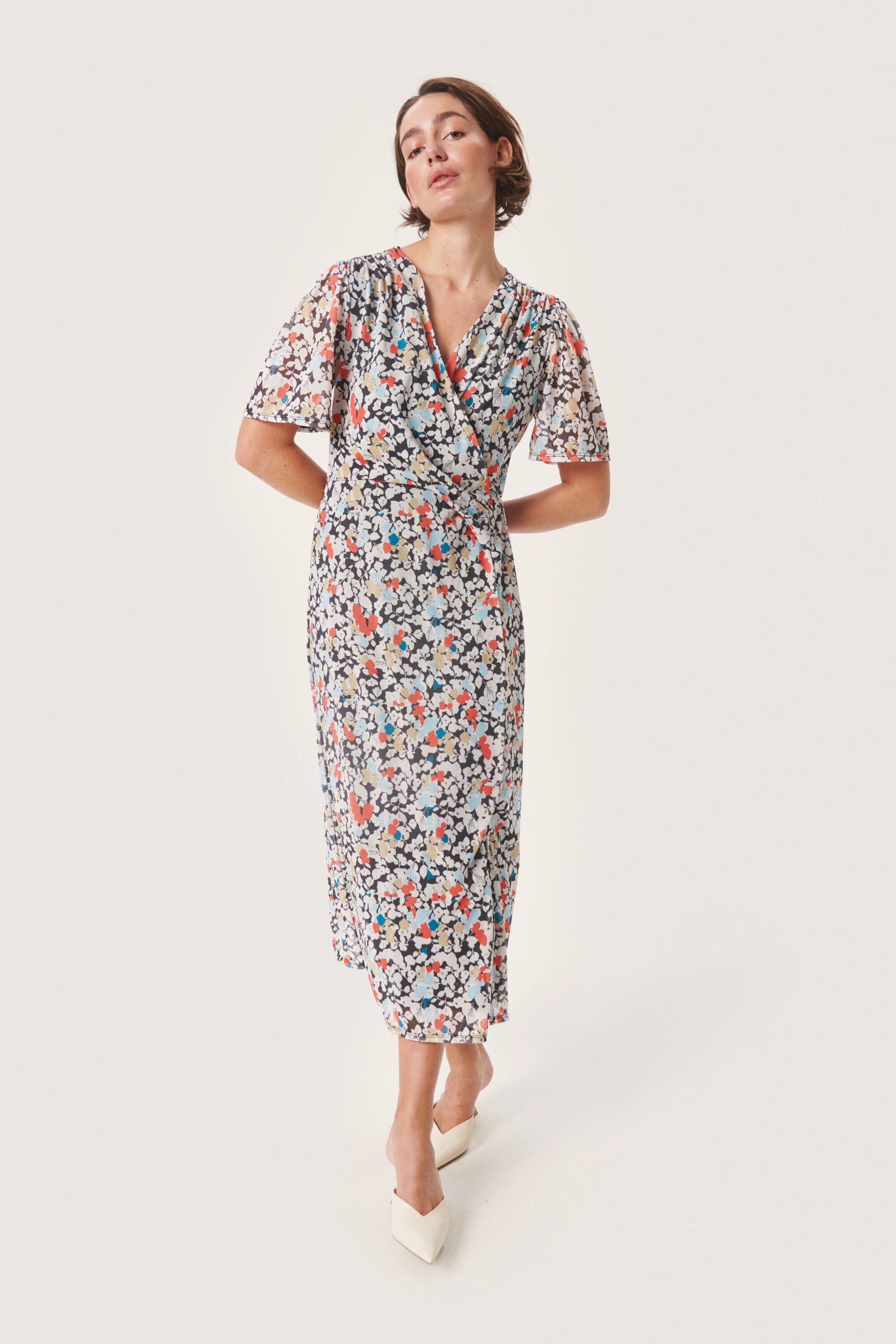 Soaked In Luxury Maxi Jurken Jurk Lotte Dames Wit
