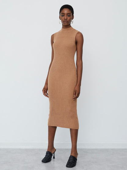  Midi Jurken Jurk Nia Dames Camel