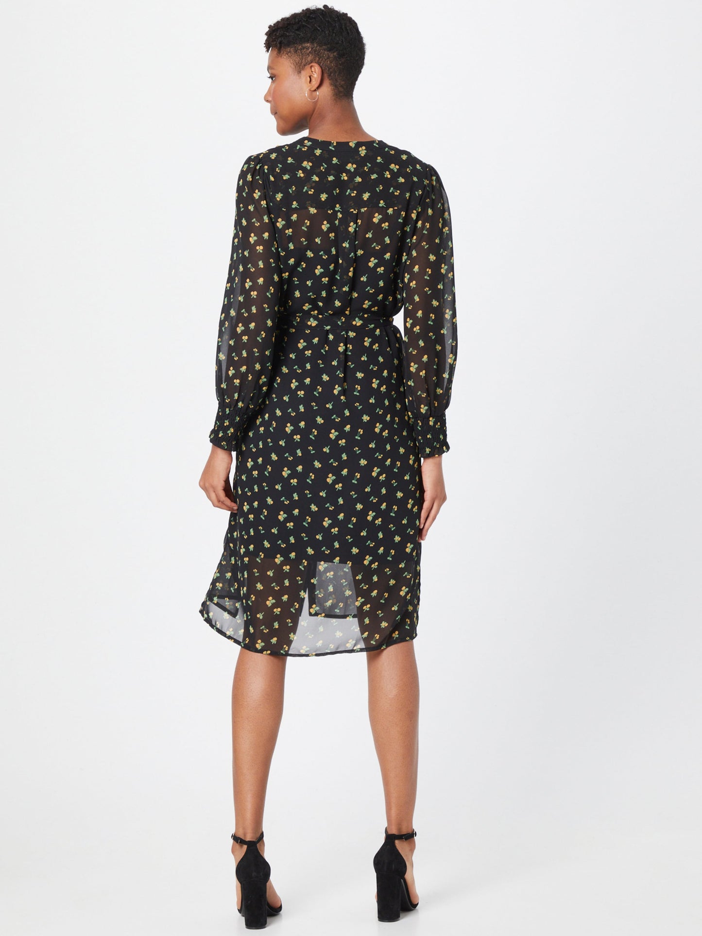 Moves Blousejurken Blousejurk Tansa Dames Zwart