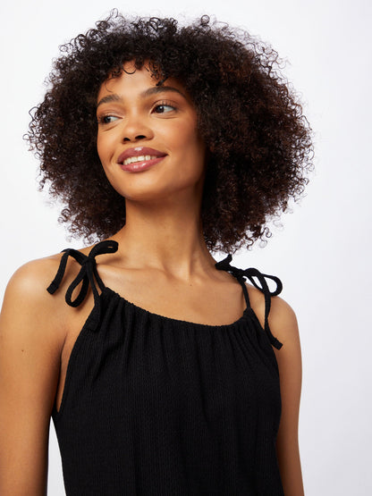About You Maxi Jurken Jurk Nathalie Dames Zwart
