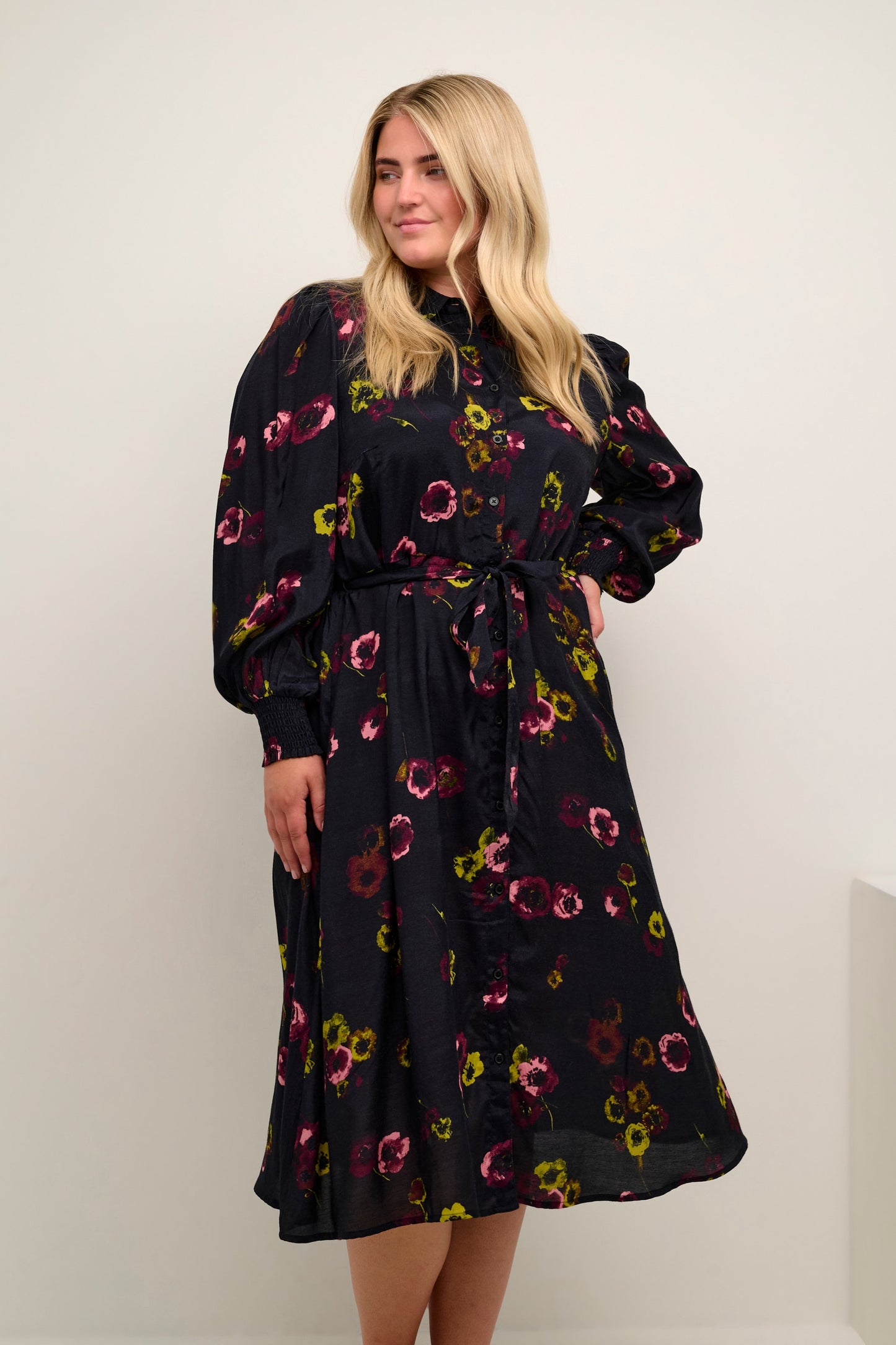  Blousejurken Blousejurk Nanni Dames Zwart