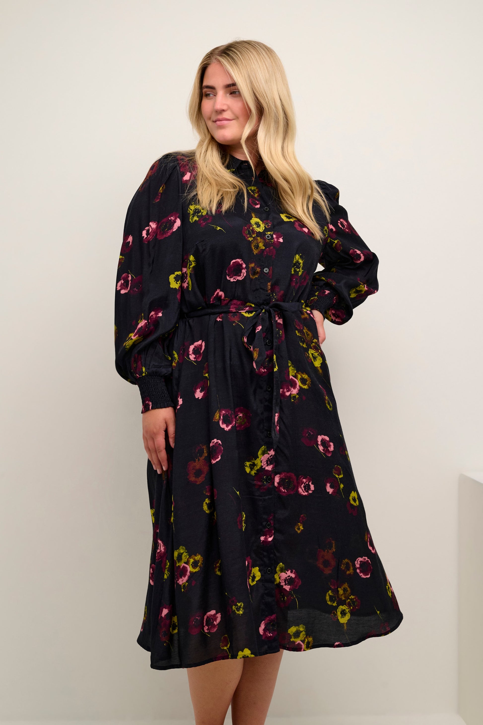  Blousejurken Blousejurk Nanni Dames Zwart