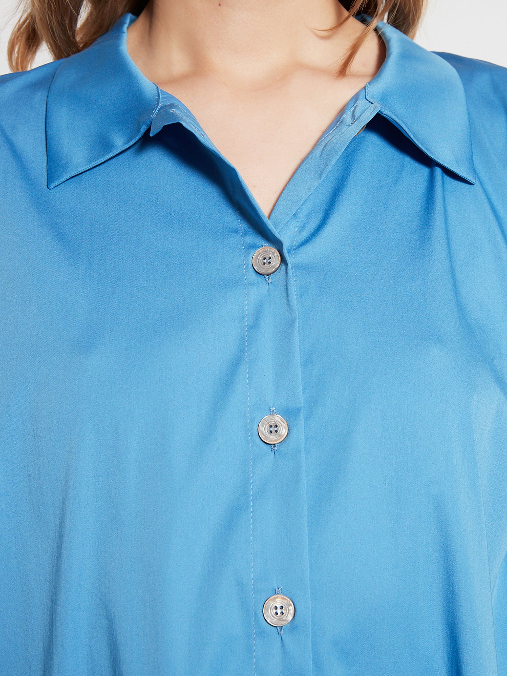 Ana Alcazar Blousejurken Blousejurk Fafyna Dames Blauw