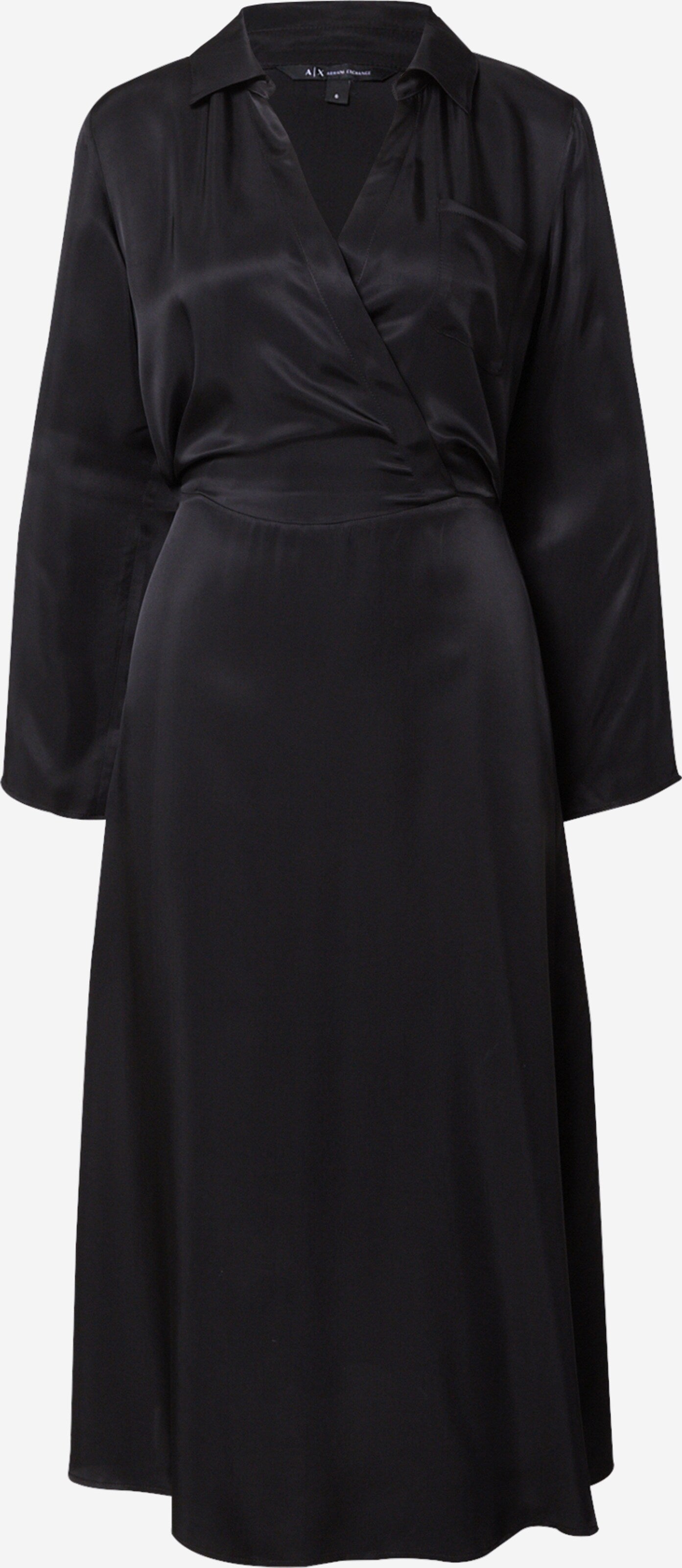 Armani Exchange Midi Jurken Jurk VESTITO Dames Zwart