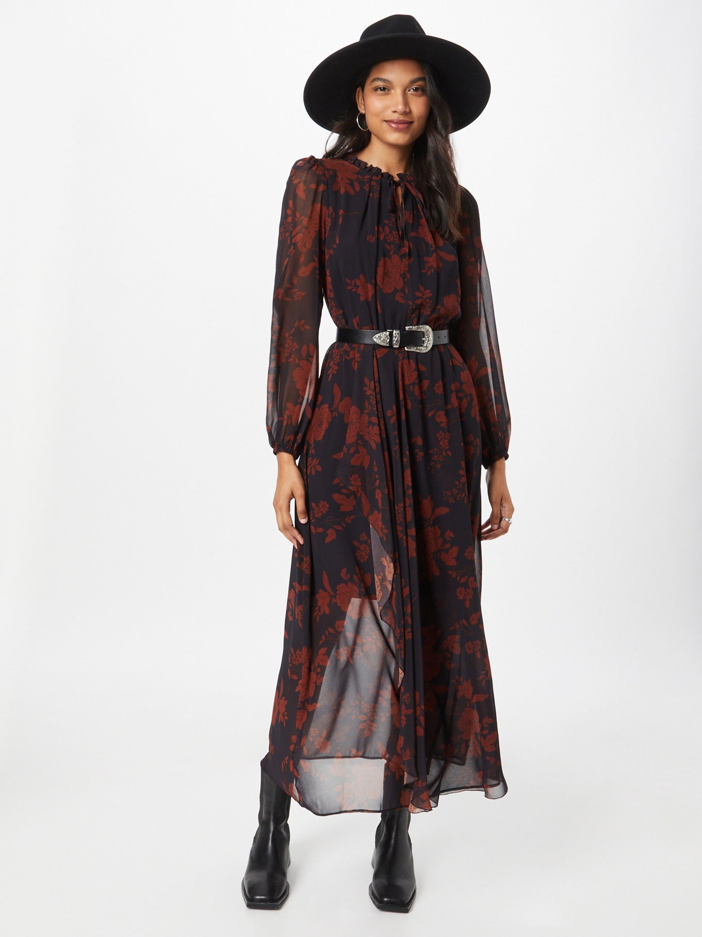 RIANI Maxi Jurken Jurk Dames Nachtblauw