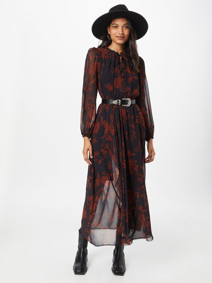 RIANI Maxi Jurken Jurk Dames Nachtblauw