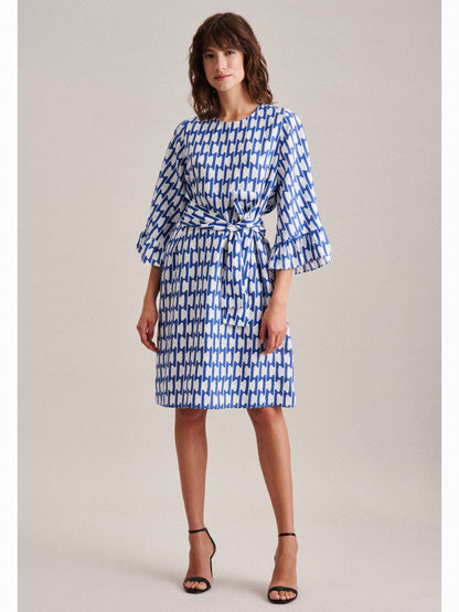 Seidensticker Midi Jurken Jurk Schwarze Rose Dames Blauw
