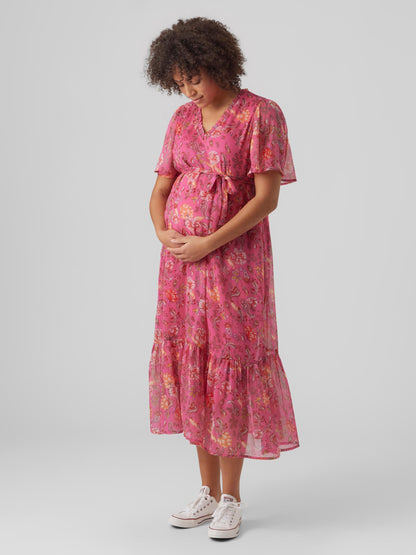  Maxi Jurken Jurk SILO Dames Roze