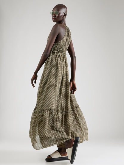 Pepe Jeans Maxi Jurken Jurk Fifi Dames Groen / Olijfgroen
