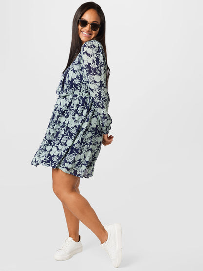  Mini Jurken Jurk Luzia Dames Donkerblauw / Gemengde Kleuren