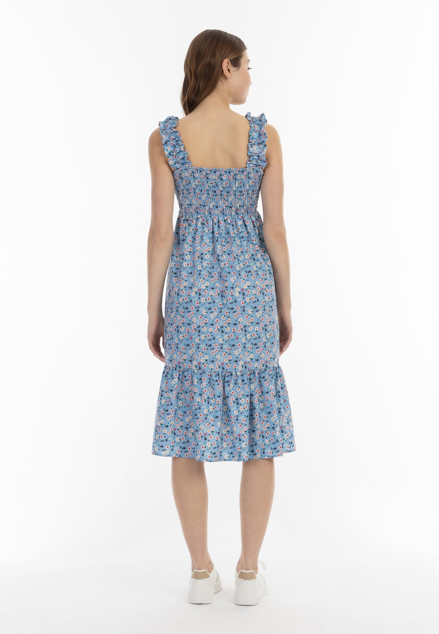 MyMO Zomerjurken Zomerjurk Dames Lichtblauw