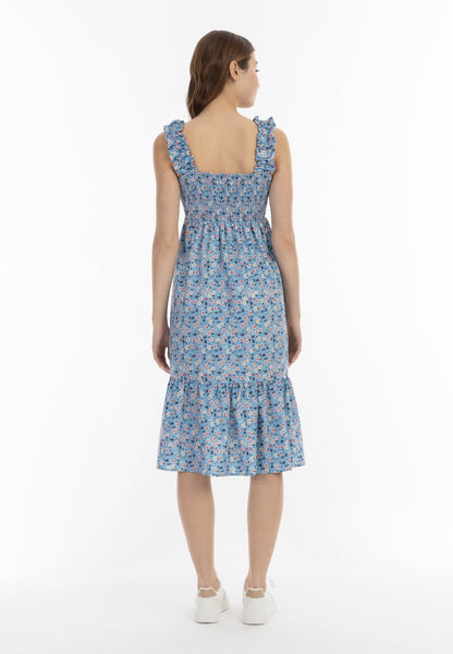 MyMO Zomerjurken Zomerjurk Dames Lichtblauw