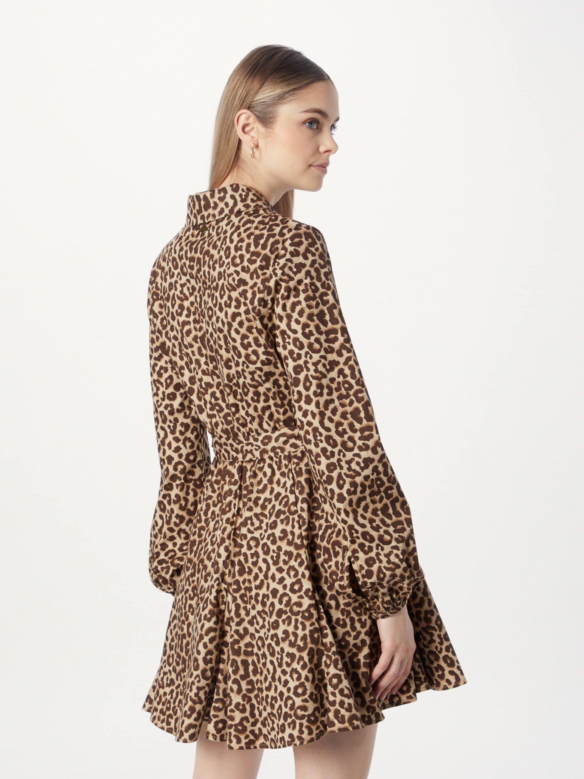 COLOURFUL REBEL Blousejurken Blousejurk Minon Dames Ecru / Sand