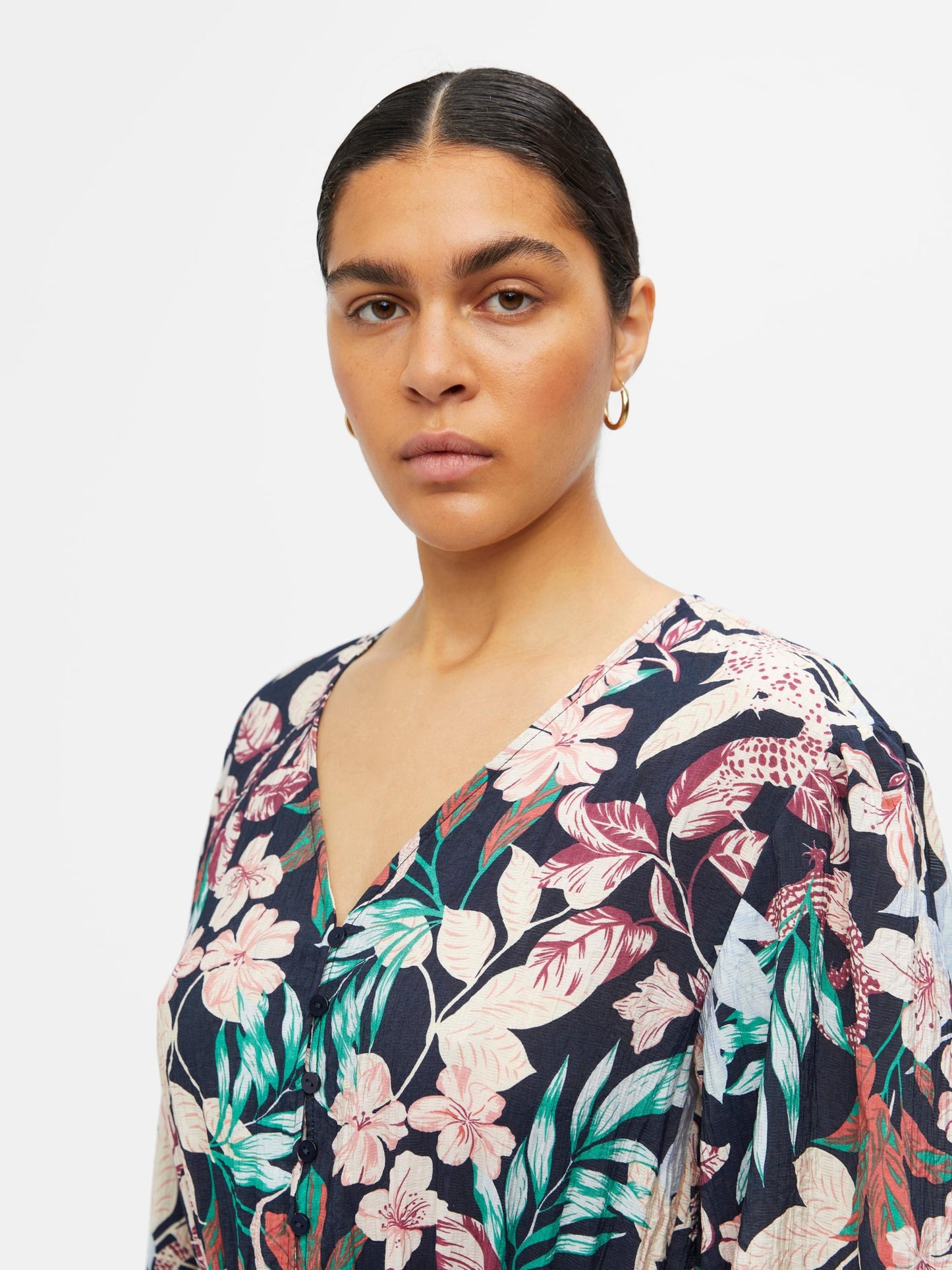 Object Blousejurken Blousejurk PARIS Dames Gemengde Kleuren