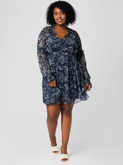  Mini Jurken Jurk Tenea Dames Navy / Smoky Blue