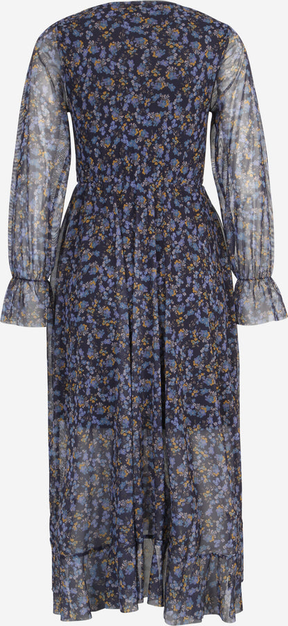  Midi Jurken Jurk Dames Duifblauw