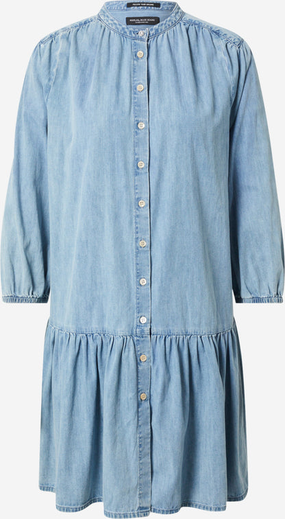 Replay Blousejurken Blousejurk Dames Blauw