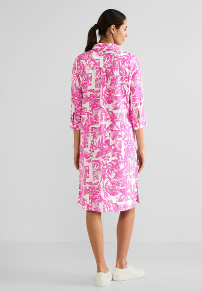 STREET ONE Blousejurken Blousejurk Dames Pitaja Roze