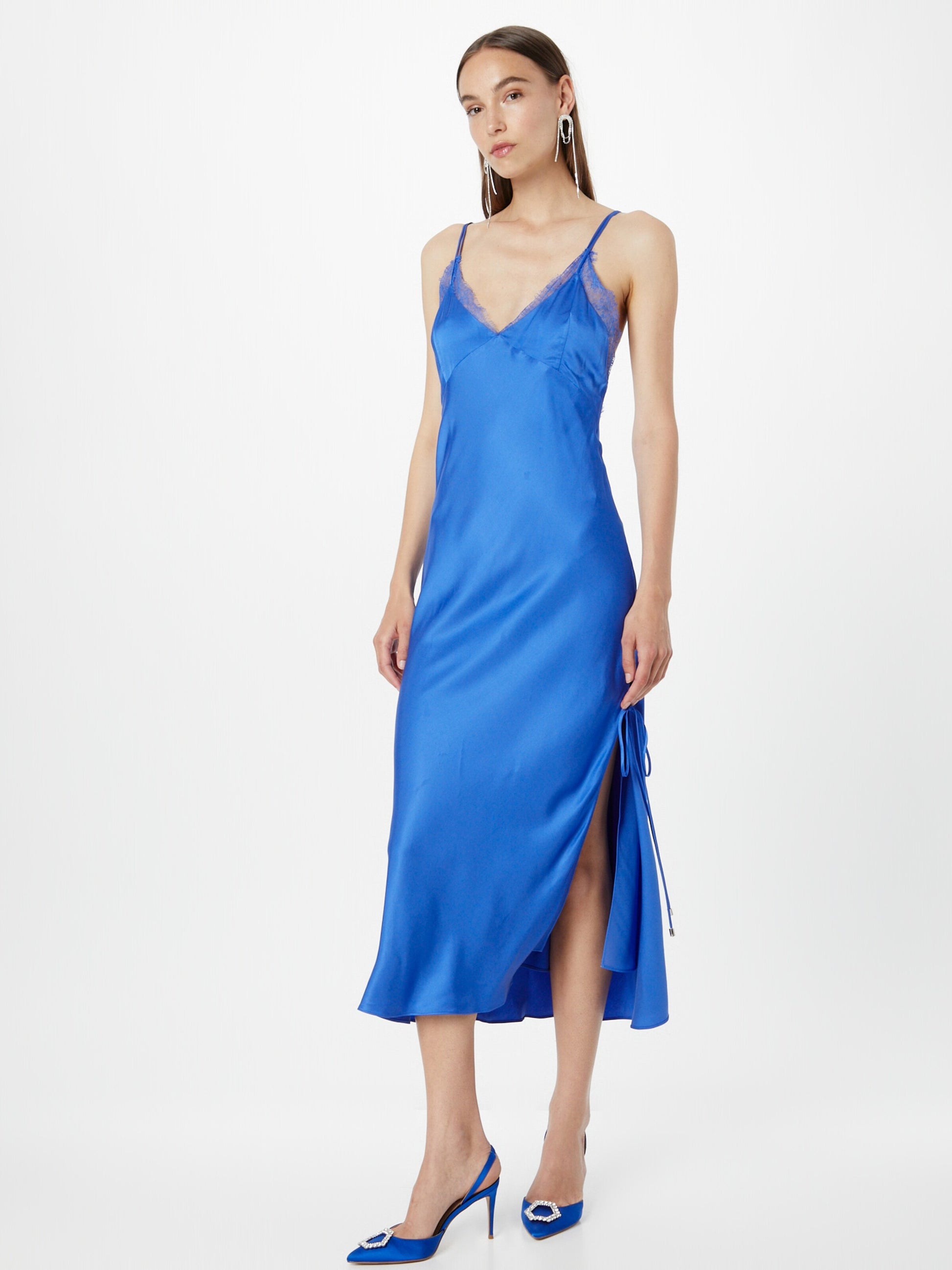 Patrizia Pepe Avondjurken Avondjurk Dames Royal Blue/koningsblauw