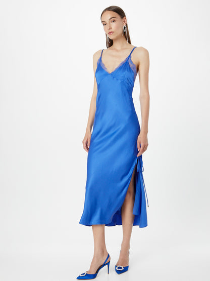 Patrizia Pepe Avondjurken Avondjurk Dames Royal Blue/koningsblauw