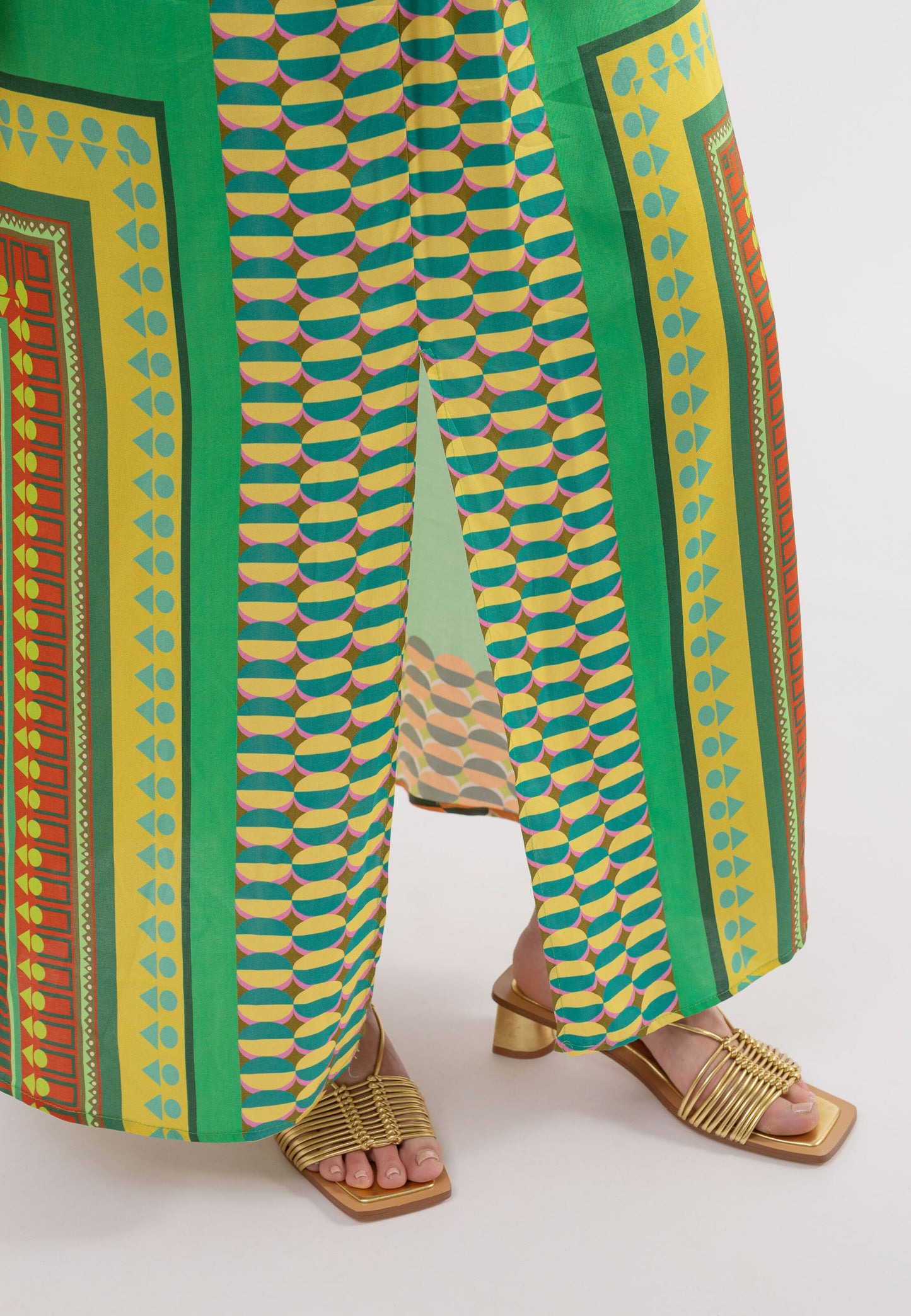 October Maxi Jurken Jurk Dames Groen