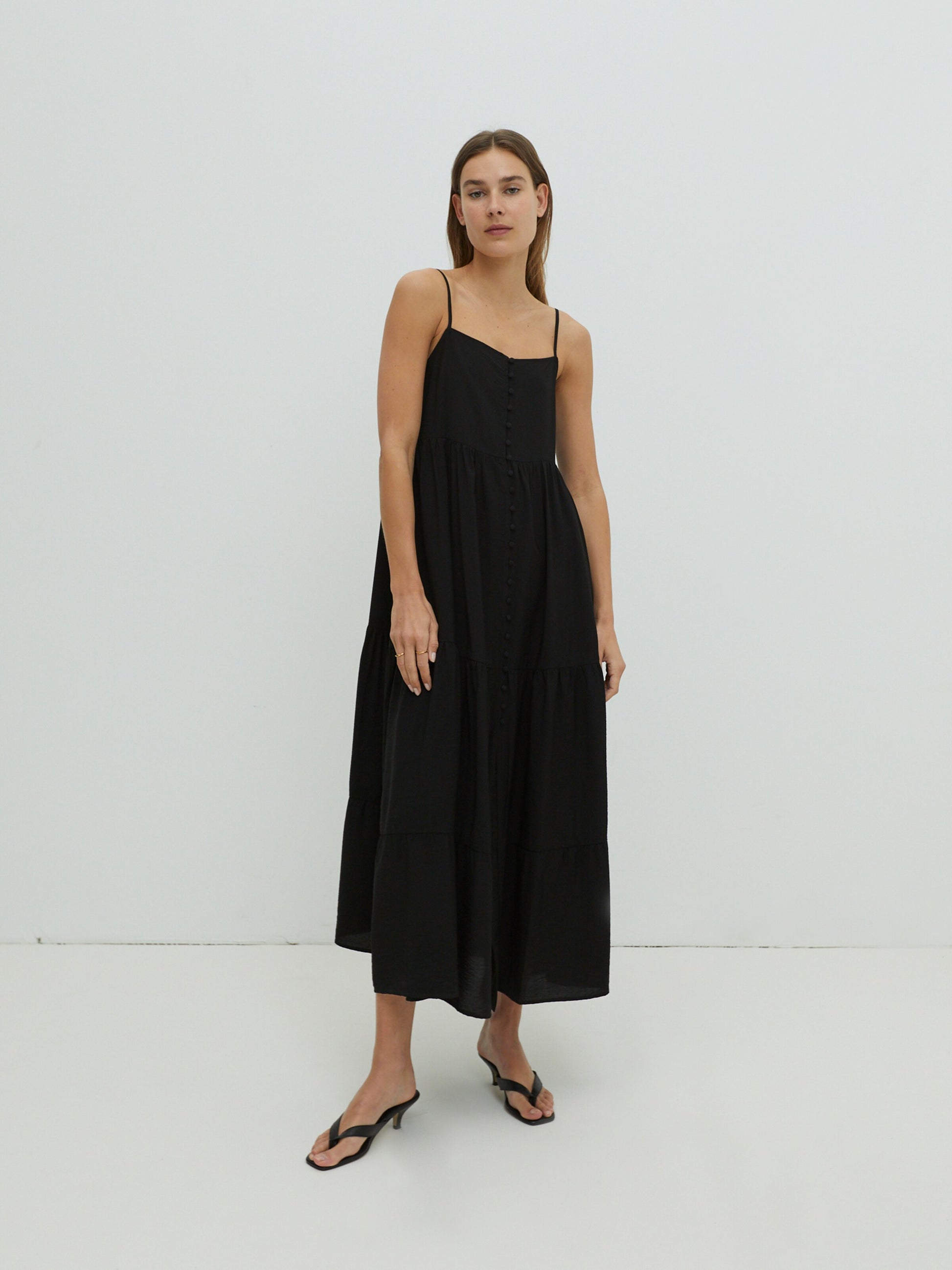 EDITED Maxi Jurken Jurk Hope Dames Zwart