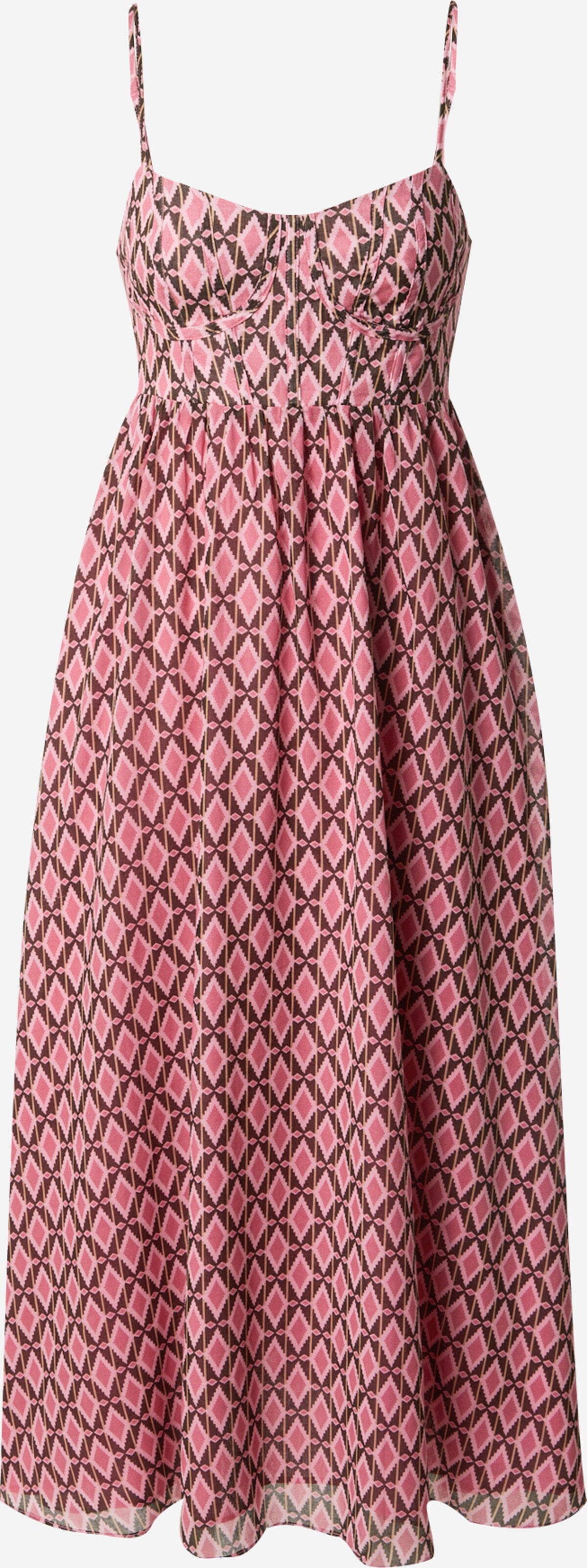 Bardot Midi Jurken Jurk HAVEN Dames Pink