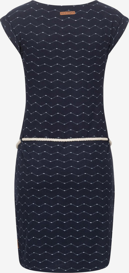 Ragwear Zomerjurken Zomerjurk Tag Zig Zag Dames Nachtblauw